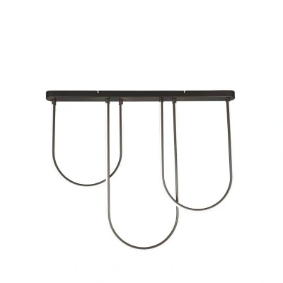 Afbeelding van Searchlight Plafondlamp Chime zwart 23325BK