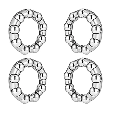 Afbeelding van Yunmoxiao 4 Stks Fiets Kogellager Retainer Vervanging Mountainbike Onderdelen 1/4 &quot;x 9 Ballen Reparatie Accessoires Voor Kinderen/Stretch MTB Kogellagers Crank Trapas