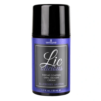 Afbeelding van Sensuva Lic o licious Bosbessen Muffin Oral Delight Cream 50 ml Stimulerend supplement