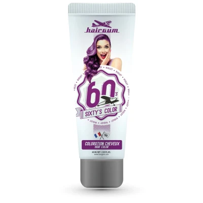 Afbeelding van Hairgum Sixty&#039;s Color Violet 60 ml