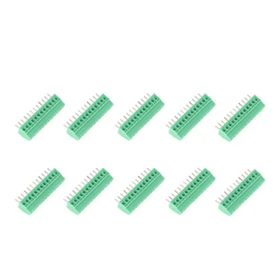 Afbeelding van 10 stks Klemmenblok Connector Groen 12 Pin 2.54mm Pitch PCB Universele Schroef