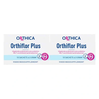 Afbeelding van 2x Orthica Orthiflor Plus Probiotica 10 sachets