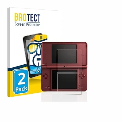 Afbeelding van BROTECT (2 Stuks) Schermbeschermer voor Nintendo DSi XL Screen Protector Transparant