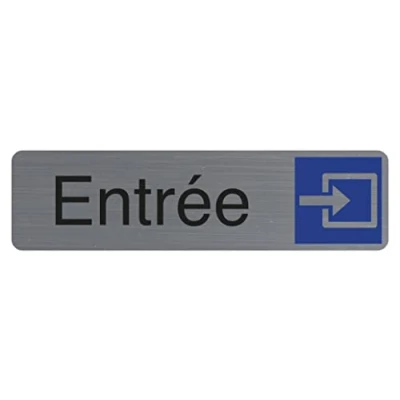 Afbeelding van Exacompta 67171E Plaque adhésive Entrée FR