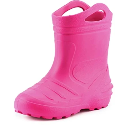 Afbeelding van Ladeheid Kinderen Meisje Jongens Eva Thermo Rubberlaarzen KL051 (Roze, 30 EU)