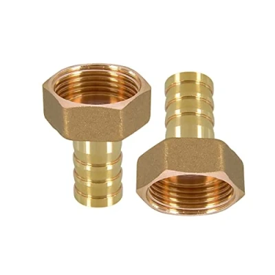 Afbeelding van Candeon 2 stks 1 &quot;Slang Weerhaak Messing Tuin Slangkoppelingen Connector Adapter naar NPT Vrouwelijke Draad Geen Lekken (19 mm)