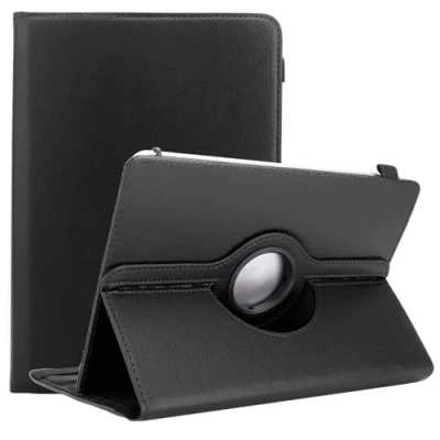 Afbeelding van Cadorabo Tablet Hoesje geschikt voor Sony Xperia Z2 (10.1 Zoll) in ZWART 360 graden beschermhoes van imitatieleer met standfunctie en elastische band