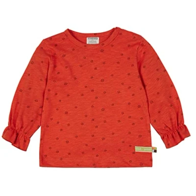 Afbeelding van loud + proud Unisex kinderen Slub Jersey met opdruk, GOTS gecertificeerd T shirt, koper, 62/68