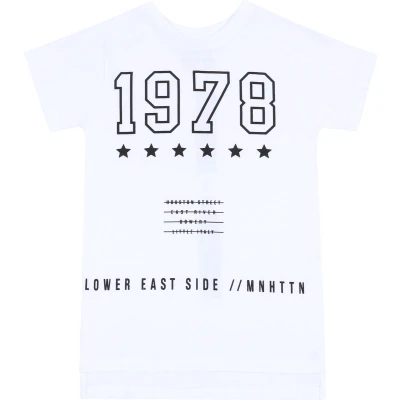 Afbeelding van Wit t shirt, bedrukt shirt