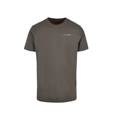 Afbeelding van Mister Tee Dystopia Tshirt print, Heren, Maat: Medium, Darkshadow