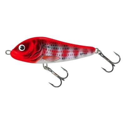 Afbeelding van Salmo Rattlin Slider 11cm S HOLO RED HEAD STRIPER Jerkbait