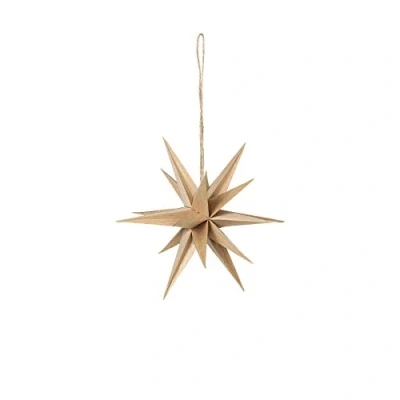 Afbeelding van Broste Copenhagen Venus houten ster Ø20 cm Natural