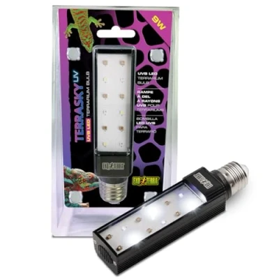 Afbeelding van Exo Terra EX TerraSky UV UVB LED terrarium lamp Zwart 9W