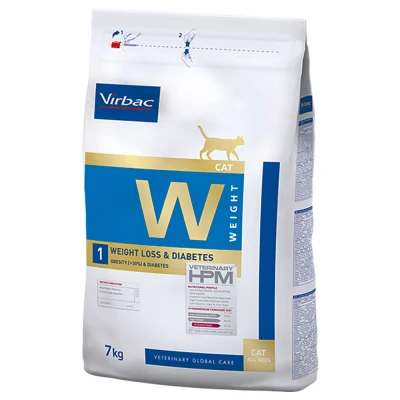 Afbeelding van 2x7kg Veterinary HPM Cat Weight Loss &amp; Diabetes Virbac Kattenvoer