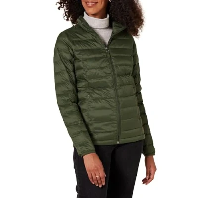 Afbeelding van Amazon Essentials lichtgewicht waterbestendig verpakt Puffer jas,Olijf,US XXL (EU 3XL 4XL)