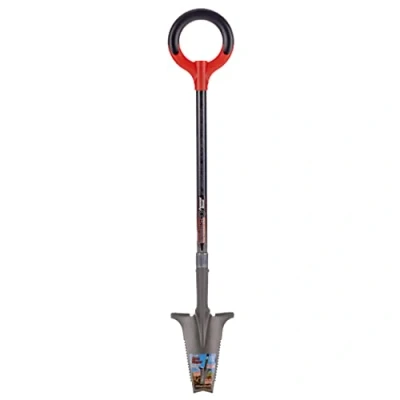 Afbeelding van Root Slayer, Tuinschep met vlijmscherpe messen Tuinspade steel, tuingereedschap, tuinschop, bats, spade, schep, schop Boomwortelspade