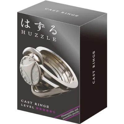 Afbeelding van Huzzle Breinbreker Cast Ring Ii 11,8 Cm Staal Zilver