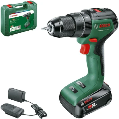 Afbeelding van Bosch UniversalImpact 18V 60 Accuklopboorschroevendraaier Met 18 V Li Ion accu (2,0 Ah) en lader