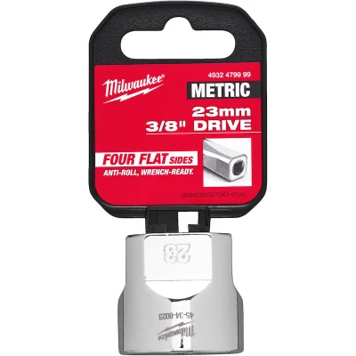 Afbeelding van Milwaukee Accessoires 3/8&quot; Dop Metrisch 23 mm 4932479999