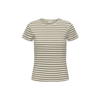 Afbeelding van JDY Modisches Gestreiftes Tshirt print, Dames, Maat: XS, Braun