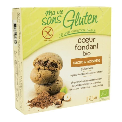 Afbeelding van Ma Vie Sans Koekjes met Creme Choco/hazelnoot Glutenvrij Bio, 6x2 stuks