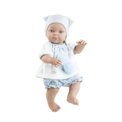 Afbeelding van Mini Pikolines babypop meisje Capuchon (32 cm)