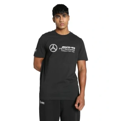 Afbeelding van Puma MAPF LOGO TEE Tshirt print, Heren, Maat: Large, Black