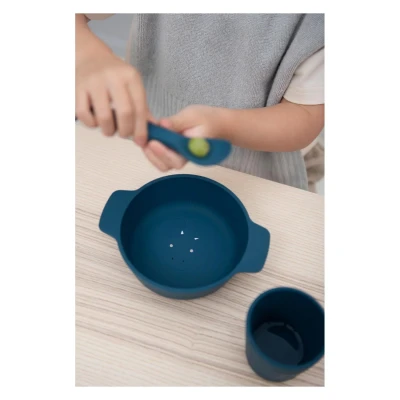 Afbeelding van Trixie siliconen kinderkom met handvat mrs. elephant