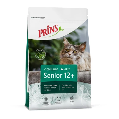 Afbeelding van Prins Vitalcare Cat Senior 12plus Kattenvoer 1.5 kg