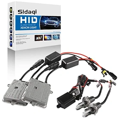 Afbeelding van Sidaqi H4 HID Xenon koplampconversiekit 6000K Twee slanke 55W voorschakelapparaten voor hoge / dimlicht in de auto