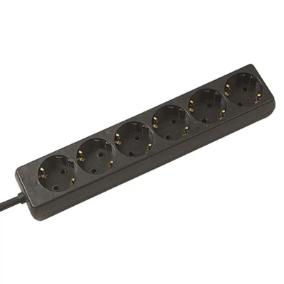 Afbeelding van Bachmann 381.141S Stekkerdoos Zwart Randaarde stekker 1 stuk(s)