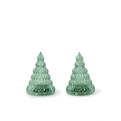 Afbeelding van Sirius Lucy tree Groen glas set/2 9cm