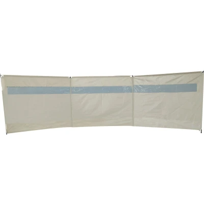 Afbeelding van Bo Camp Urban Outdoor Windscherm Pimlico Met raam Beige