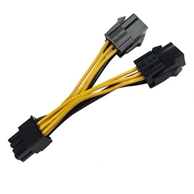 Afbeelding van Gintai PCIE VGA grafische kaart netsnoer vervangen voor NVIDIA Dual 6 Pin Female naar 8