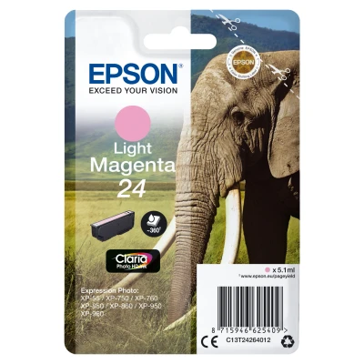 Afbeelding van Epson 24 (C13T24264012) Inktcartridge Licht magenta