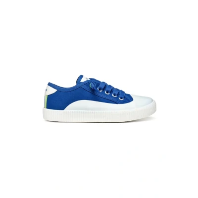 Afbeelding van Geox Tippeste Sneakers laag voor kinderen, Maat: 36, Royal lime green Textiel/ synthetisch