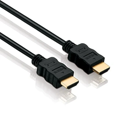 Afbeelding van HDSupply HC00 010E High Speed HDMI kabel met Ethernet, A stekker (19 polig) naar male pins), 2 voudig afgeschermd, vergulde contacten, 1,0m, zwart