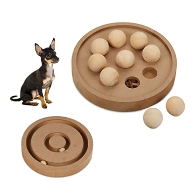 Afbeelding van Relaxdays intelligentie speelgoed hond 2in1 voerpuzzel kat interactief hondenspeelgoed