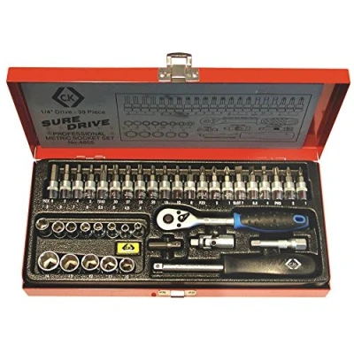Afbeelding van C.K T4655 Dopsleutelset Metrisch 1/4 (6.3 mm) 39 delig