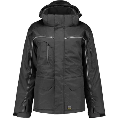 Afbeelding van Tricorp midi parka canvas Workwear 402007 donkergrijs maat 7XL