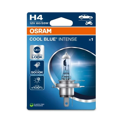 Afbeelding van OSRAM 4062172395625 Halogeenlamp Cool Blue Intense H4 60/55 W 12 V