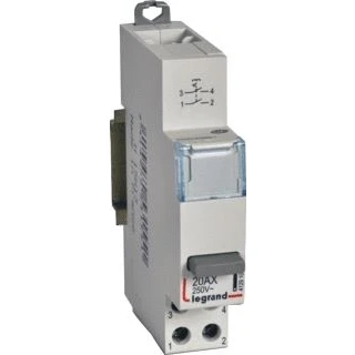 Afbeelding van Legrand cx3 drukknop schakelaar 2no 20a 250v enkele functie 1 mod 17 8 mm 412910