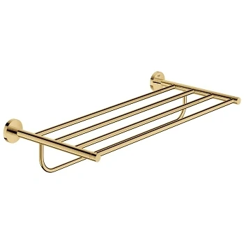 Afbeelding van Grohe essentials handdoekrek rond wand 1x etage 2 gats 550mm functioneel cool sunrise 40800gl1