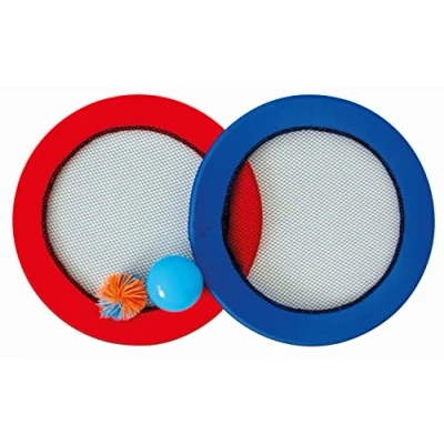 Afbeelding van Paul Günther 1561 Springkogel, behendigheidsspel 2 in 1, balspel en werpschijven afzonderlijk te gebruiken, diameter ca. 30 cm, voor kinderen vanaf 5 jaar, ideaal als cadeau