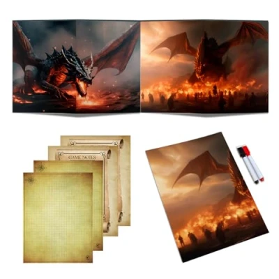 Afbeelding van Power Beast Dungeon Master DM Screen, Dungeons and Dragons, D&amp;D 5e, DND