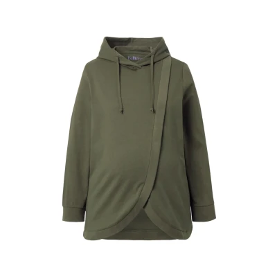 Afbeelding van Ulla Popken Sweatshirt olijfgroen