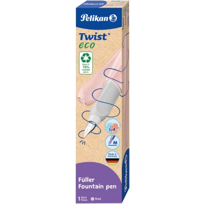 Afbeelding van Pelikan Twist Vulpen Eco, Met Vulling, Rosé
