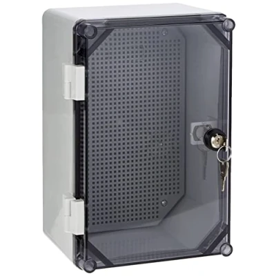 Afbeelding van schakelkast UNI mini/T met slot 300x200x160mm verdeelkast industriële behuizing 43.02 IP65 5917