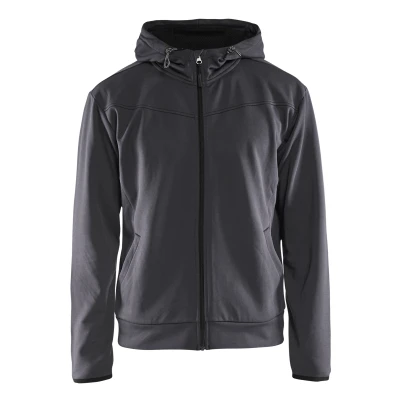 Afbeelding van Blåkläder 3363 2526 Hoodie met rits Medium Grijs/Zwart Maat 4XL