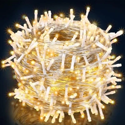 Afbeelding van Monzana Lichtsnoer Kerst 600 LED&#039;S IP44 60m Warmwit